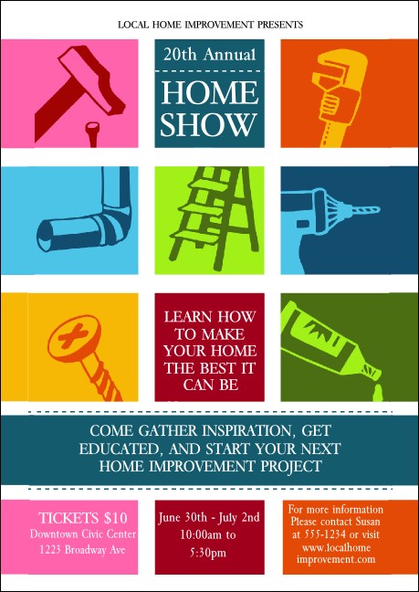 Home Show Club Flyer Product Front