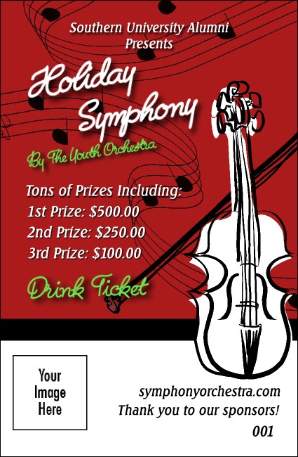 String Symphony Drink Ticket Product Front