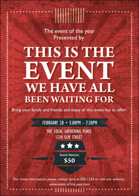 Retro Sunburst Postcard Product Front