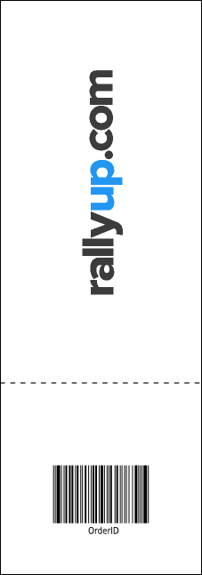 French Raffle Ticket Product Back