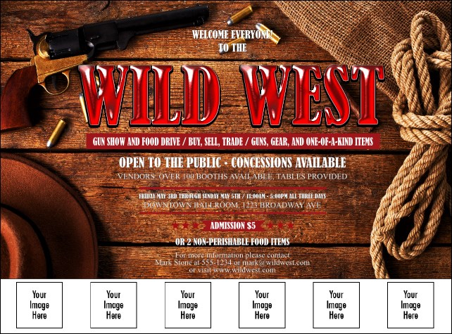 Western Logo Flyer Product Front