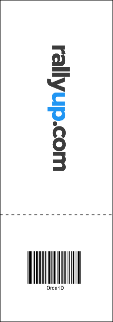 Ice Skating Raffle Ticket Product Back