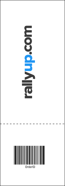 Our Town Raffle Ticket Product Back