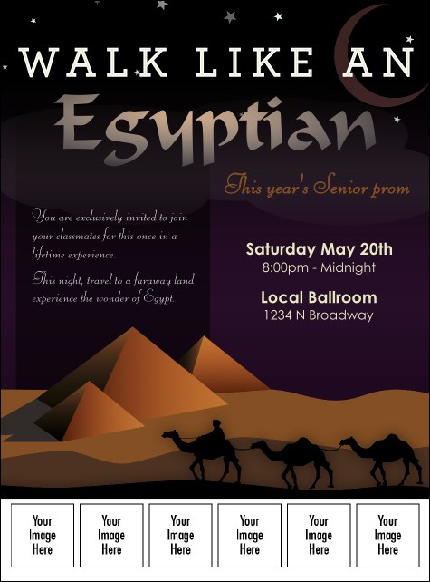 Egyptian Logo Flyer Product Front