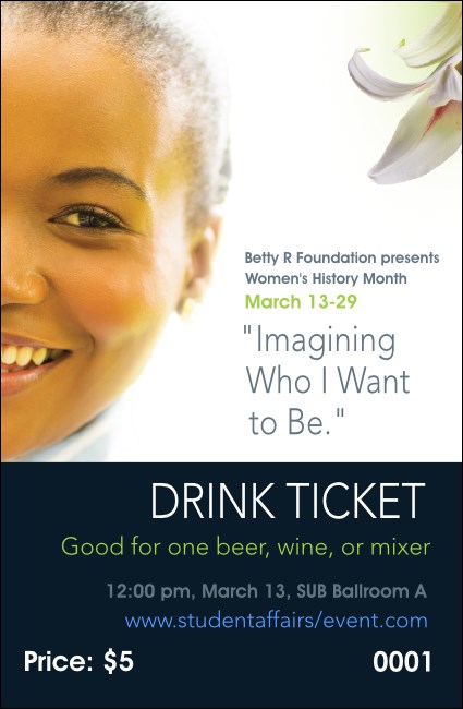 Women's Expo 4 Drink Ticket Product Front
