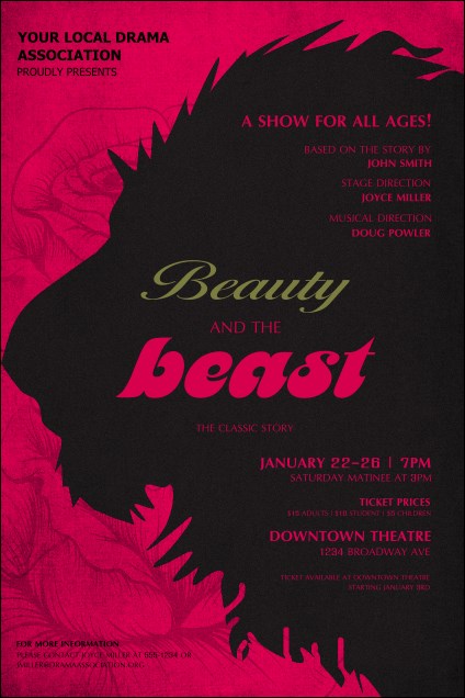 Beauty & The Beast Poster Product Front