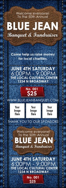 Blue Jeans Event Ticket