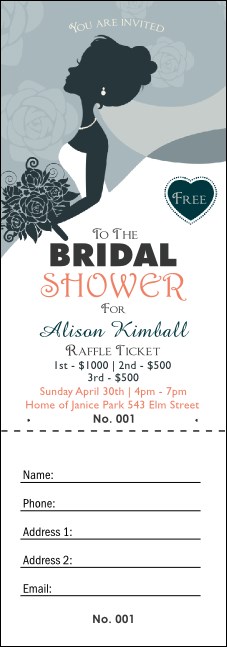 Bridal Raffle Ticket