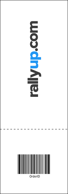 Dinosaur Illustrated Raffle Ticket Product Back