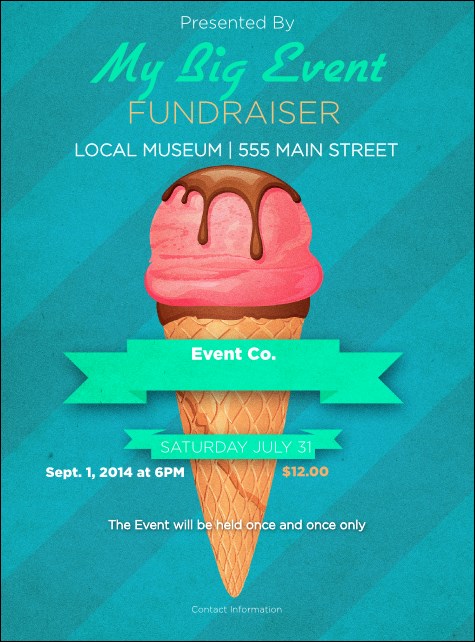 Ice Cream Flyer Product Front