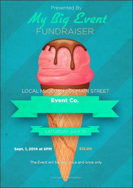 Ice Cream Postcard Product Front