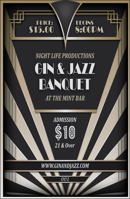 Roaring 20s Drink Ticket Product Front