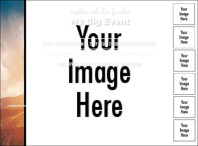 Outdoors Wedding Logo Flyer Product Front