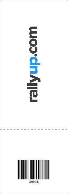 All Purpose Bright Raffle Ticket Product Back