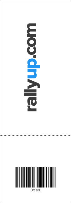 All Purpose Retro Event Ticket Product Back