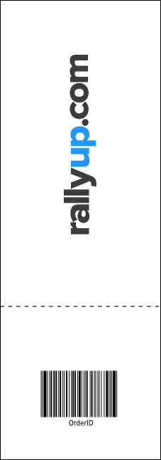 All Purpose Retro Raffle Ticket Product Back