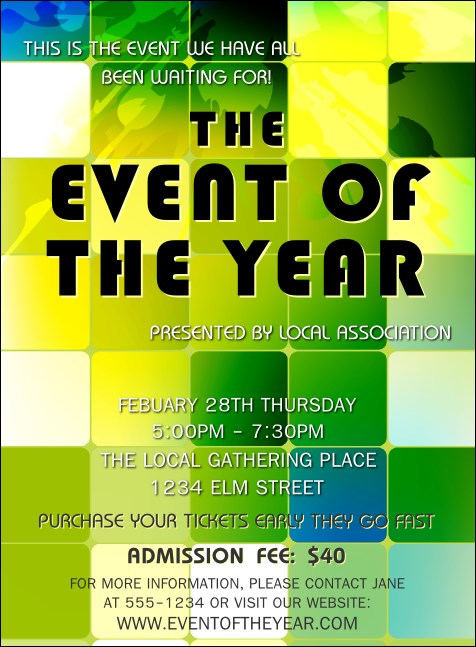 Squares Invitation Product Front