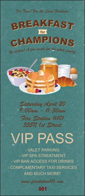 Breakfast VIP Pass
