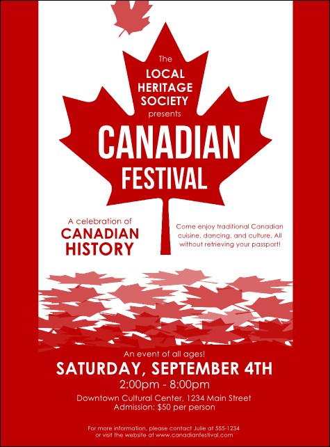 Canada Flyer Product Front