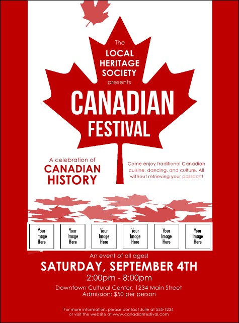 Canada Logo Flyer Product Front