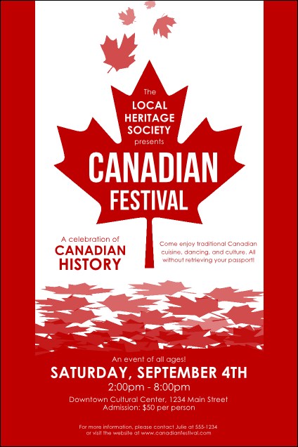 Canada Poster Product Front