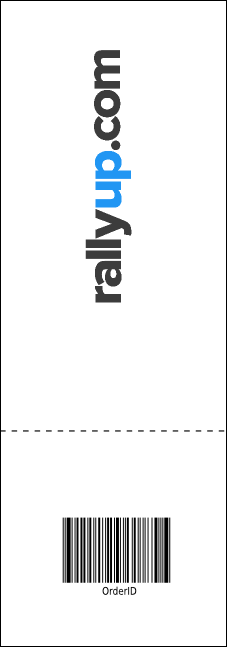 Casino Raffle Ticket Product Back