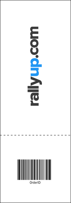 Cupcake Raffle Ticket Product Back