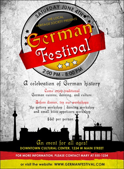German Invitation Product Front