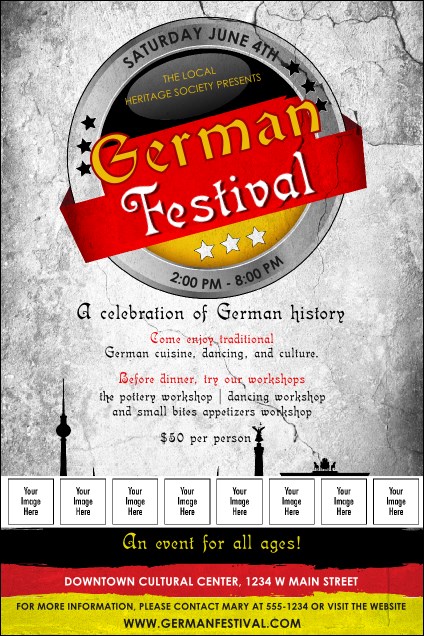 German Logo Poster Product Front