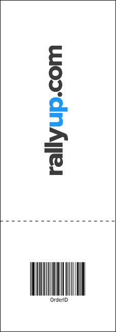 German Raffle Ticket Product Back