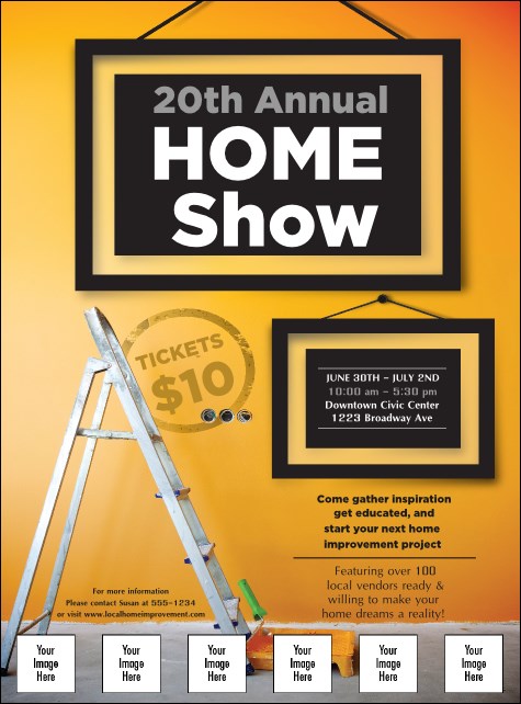 Home Makeover Logo Flyer Product Front