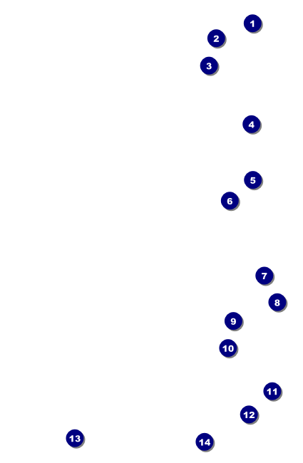 Hollywood Skyline Drink Ticket Front Field Markers