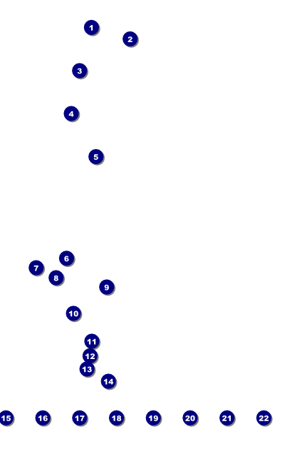 Murder Mystery Logo Poster Front Field Markers