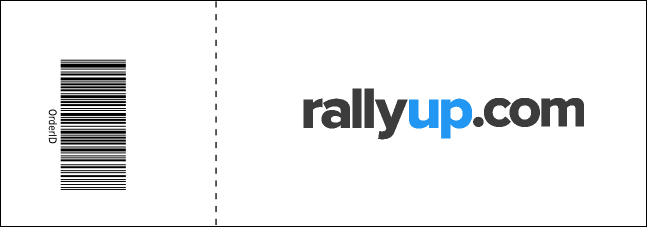 Norwegian Event Ticket Product Back