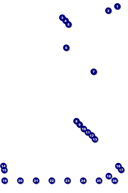 Paradise Logo Poster Front Field Markers