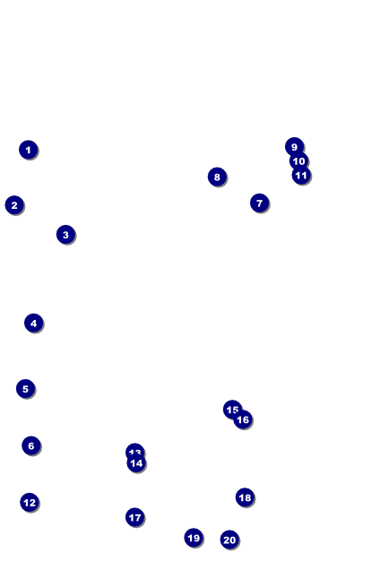 Retro Stripes Poster Front Field Markers