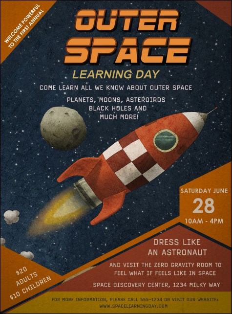 Spaceship Flyer Product Front