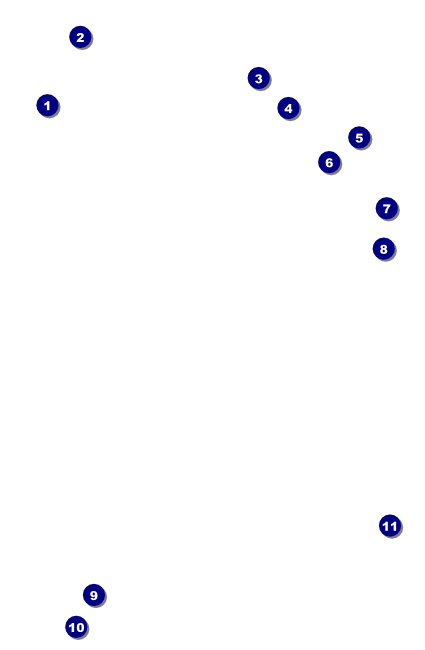 Toronto Drink Ticket (White) Front Field Markers