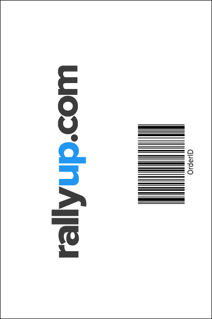 Run for a Cause (Blue-Green) Economy Event Badge Product Back