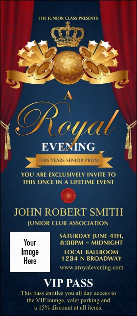 Royal VIP Event Badge Large
