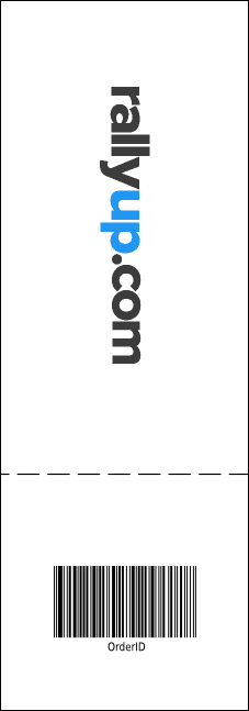 Galaxy Hip Hop Yellow Event Ticket Product Back