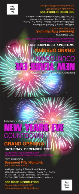 Fireworks Table Tent