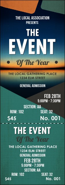 All Purpose Horizon Reserved Event Ticket Product Front