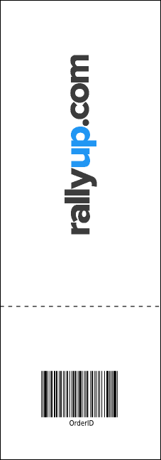 Car Racing Reserved Event Ticket Product Back