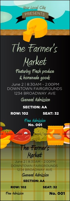Farmer's Market Reserved Event Ticket Product Front