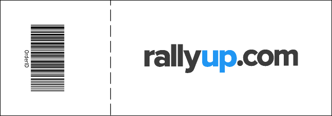 Hip Hop Red Reserved Event Ticket Product Back