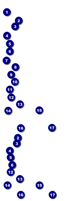 Cap and Gown Reserved Event Ticket Front Field Markers