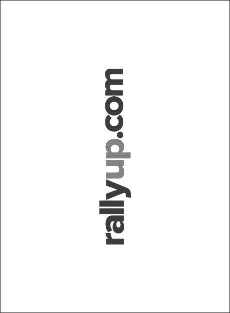 All Purpose Corners Black and White Invitation Product Back