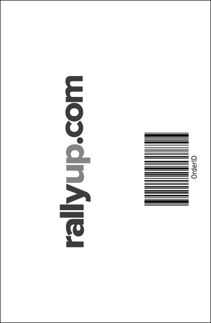 All Purpose Chalkboard Black and White Drink Ticket Product Back