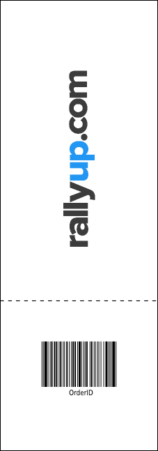 Spring Festival Raffle Ticket Product Back